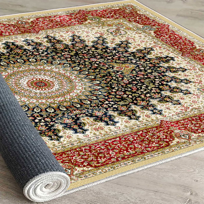 Conceptum Els1830 Alfombra de Terciopelo 80 x 120 cm Multicolor
